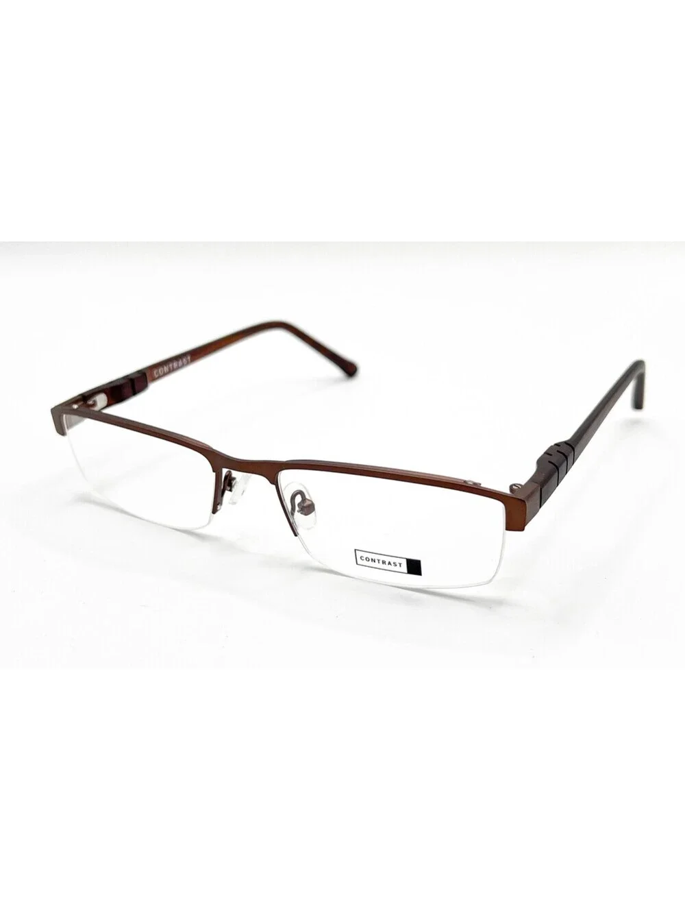 Contrast Endure Brn Brown Authentic Eyeglasses 52-17-145